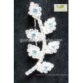 Broche de la flor Pin del desfile de los Rhinestones